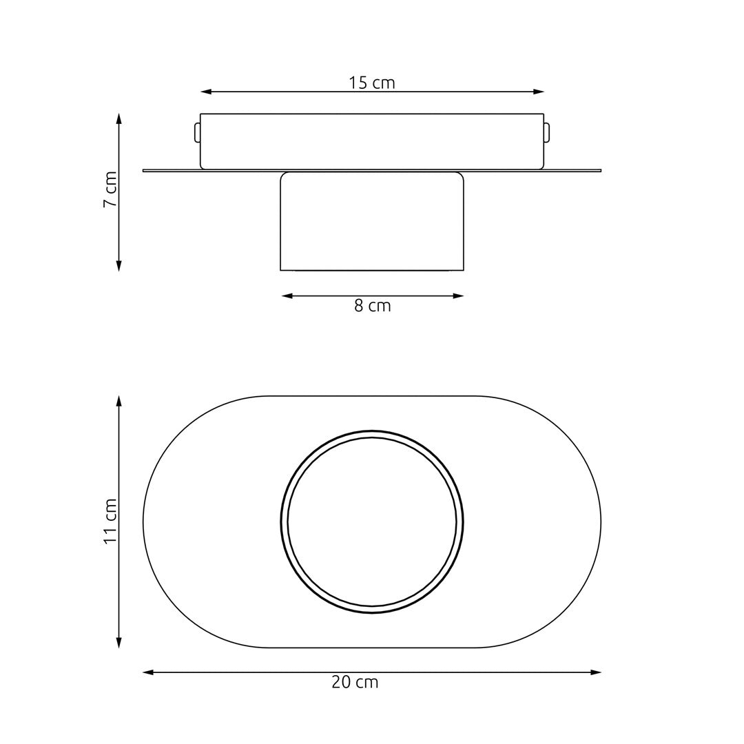 Diaz 1 loftlampe sort