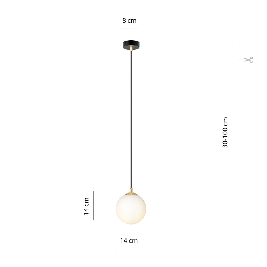 Royal 1 pendellampe sort