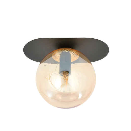 Plaza 1 loftlampe sort/ravfarvet