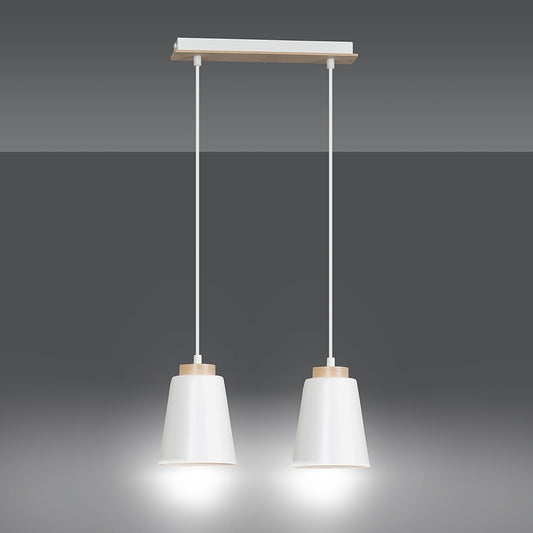 Bolero 2 pendellampe hvid
