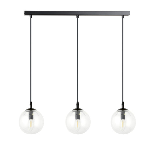 Cosmo 3 pendant light clear