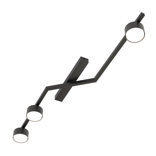 Skan 3 loftlampe sort