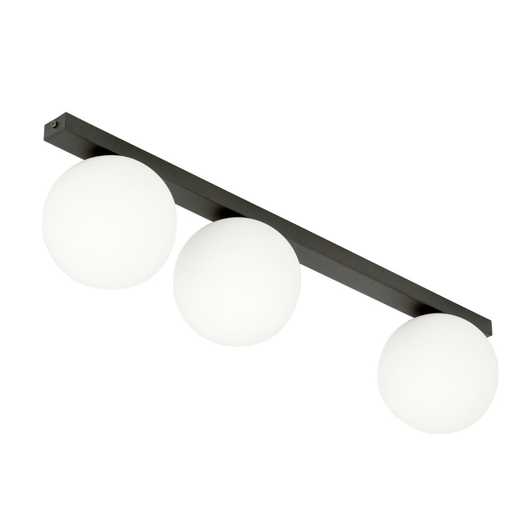 Fit 3 ceiling lamp black/opal