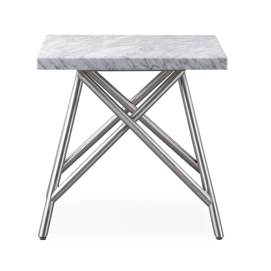 Coral Side Table in Marble