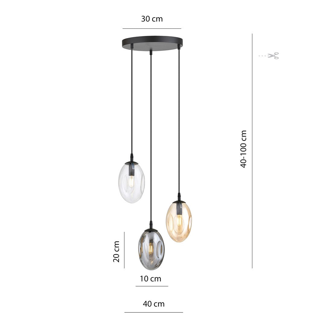 Astral 3 premium pendellampe blandet