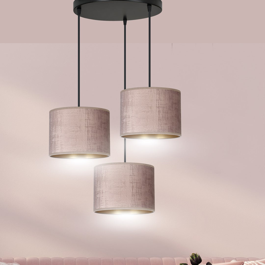 Hilde 3 premium pendellampe rosa