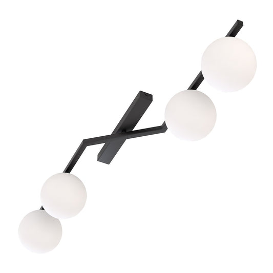 Naton 4 loftlampe sort/opal