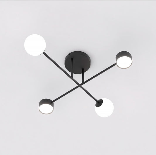 Holon 4 loftlampe sort