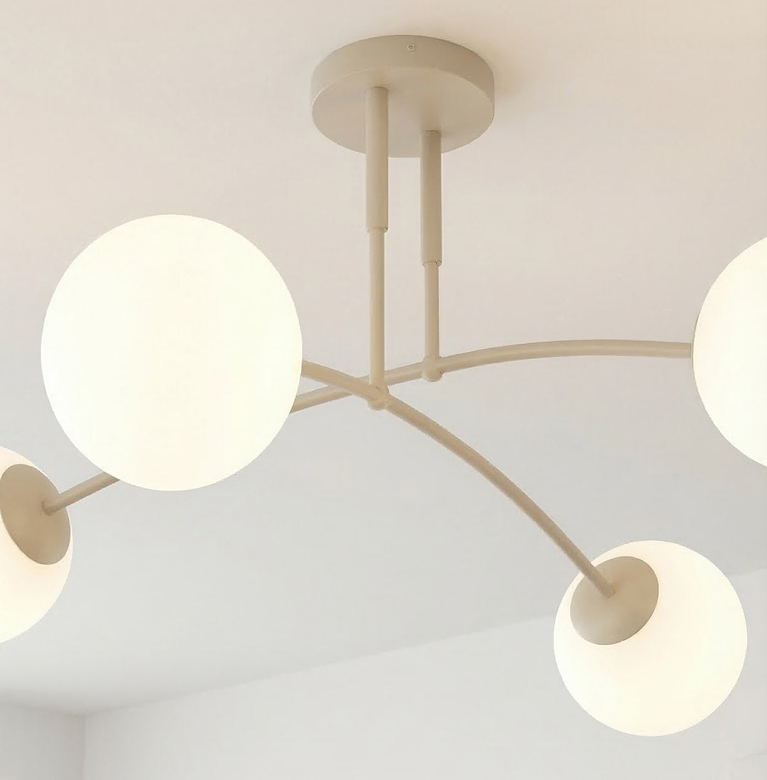 Nails 4 ceiling lamp mocha/opal