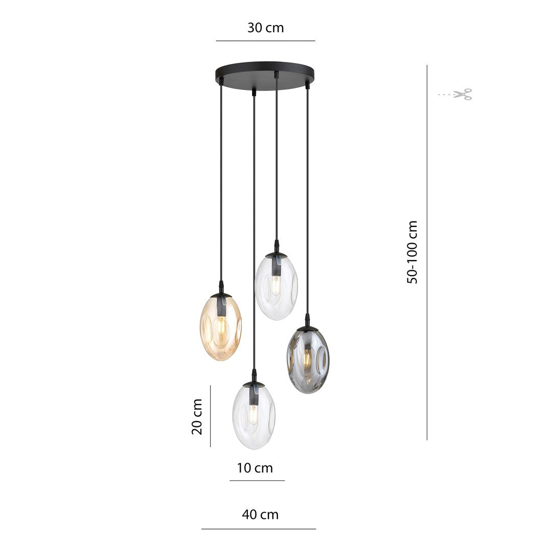 Astral 4 premium pendellampe blandet