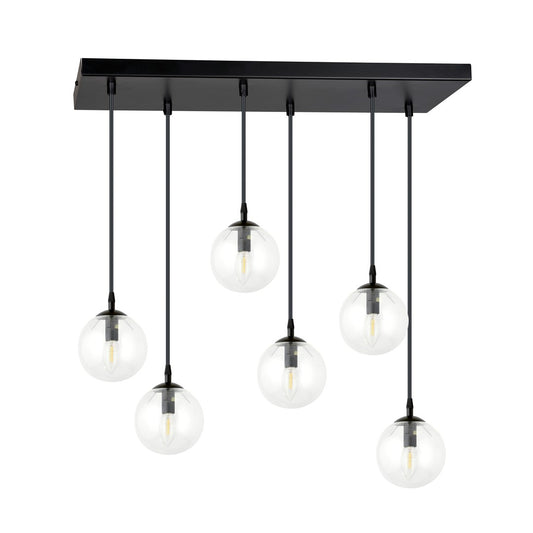Cosmo 6 pendellampe transparent