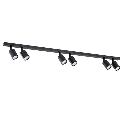 Flash 6 loftlampe sort