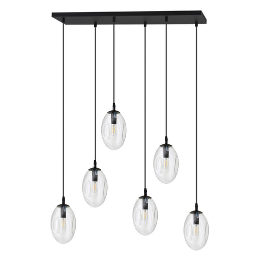 Astral 6 pendellampe transparent