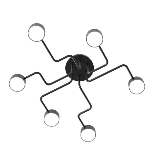 Kurage 6 loftlampe sort