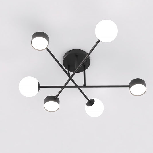 Holon 6 loftlampe sort