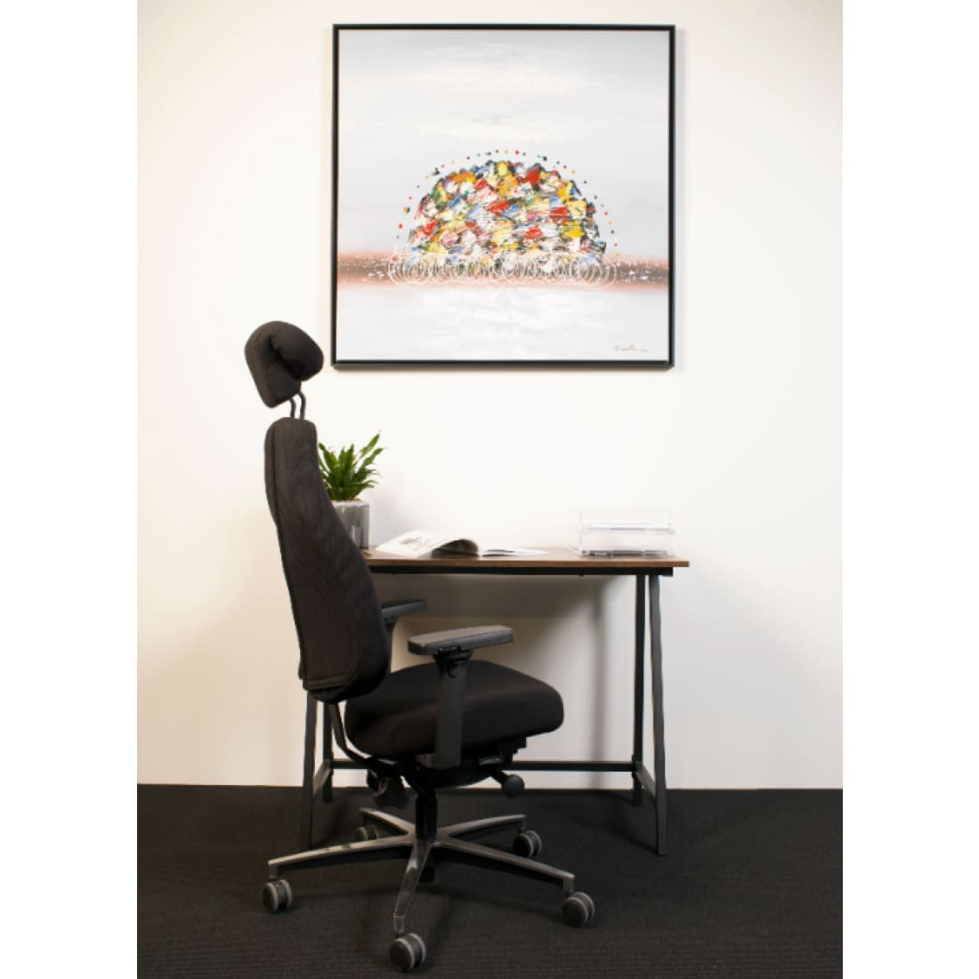 Sit And Move Therapod X Standard Sort - Kontorstol Mirage polstring