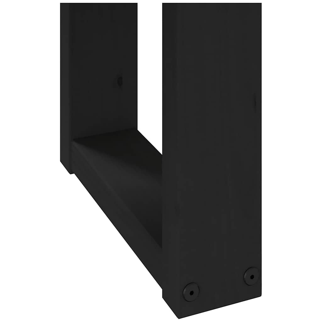 Spisebænk Noain U-Formede Ben 180X40X45 Cm Massivt Træ Fyrretræ