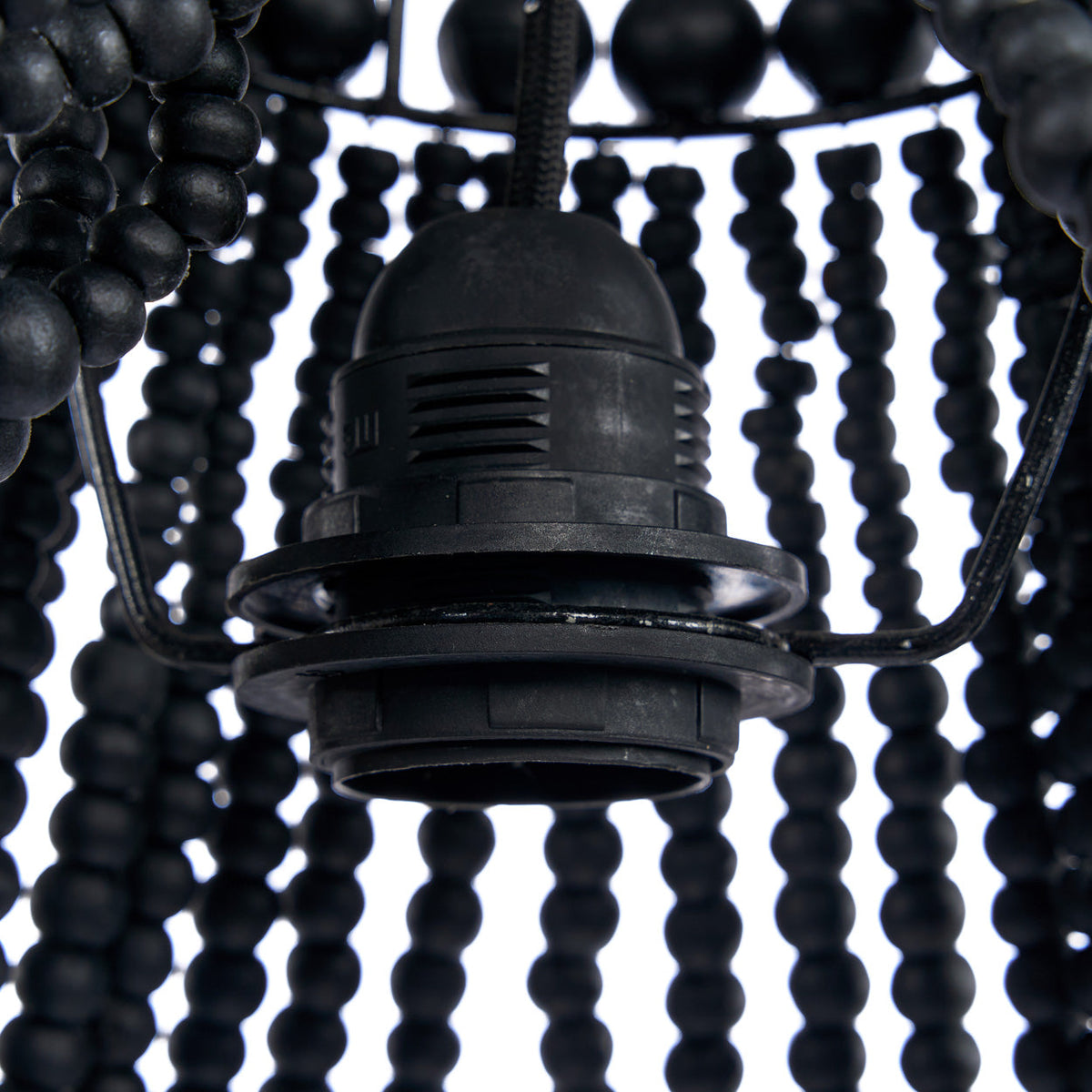 The Teardrop Chandelier - Black - M