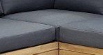 Los Angeles Lounge Corner Set - Powder-Coated Steel in Anthracite