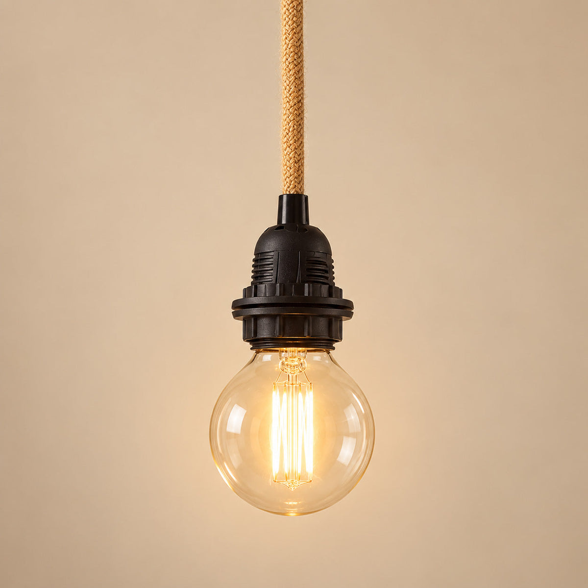 Ceiling Fitting - Natural Black - 1 Fixture