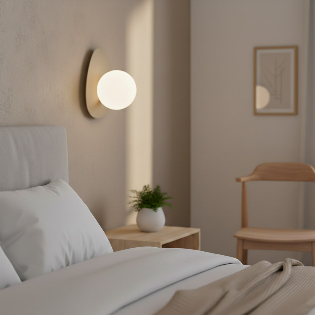 Ovo wall lamp mocha