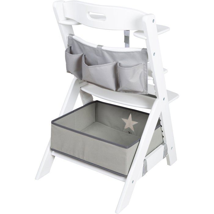 Convertible Kids' Chair - ROBA - LIV UP - From 6 Months up to 70kg - Includes Organizer Set - White