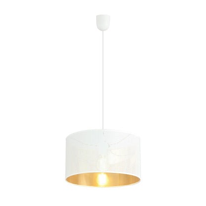 Aston 1 pendellampe hvid/guld
