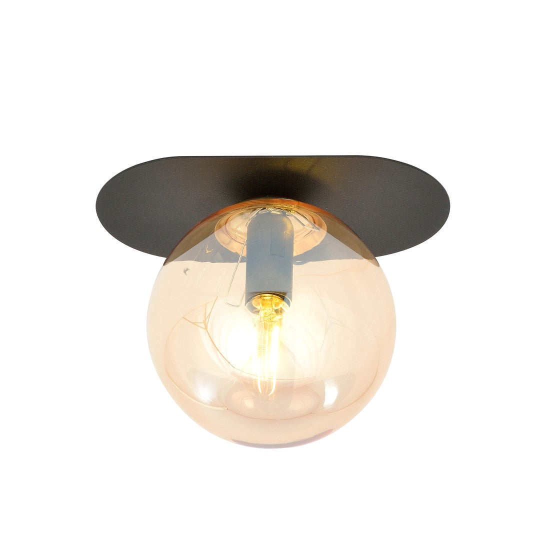 Plaza 1 loftlampe sort/ravfarvet