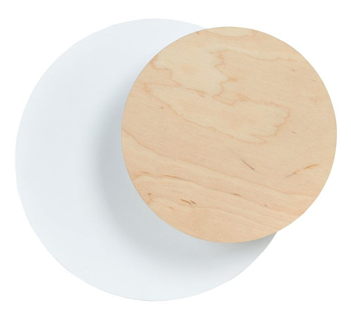 Circle 1a væglampe hvid