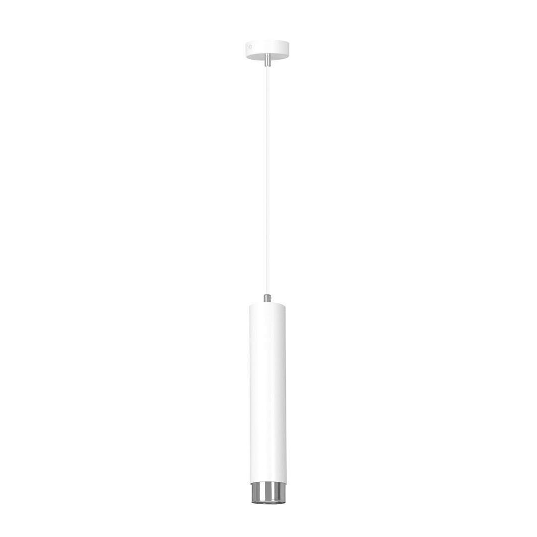 Kibo 1 pendellampe hvid/krom