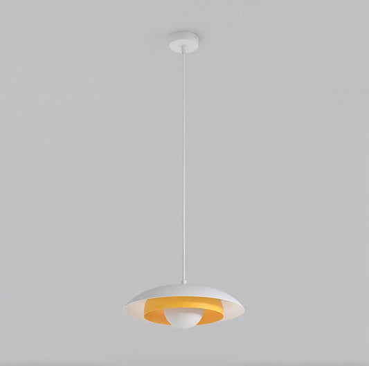 Skin 1 pendellampe hvid/orange