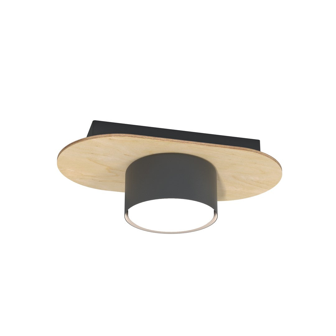 Diaz 1 loftlampe sort/træ