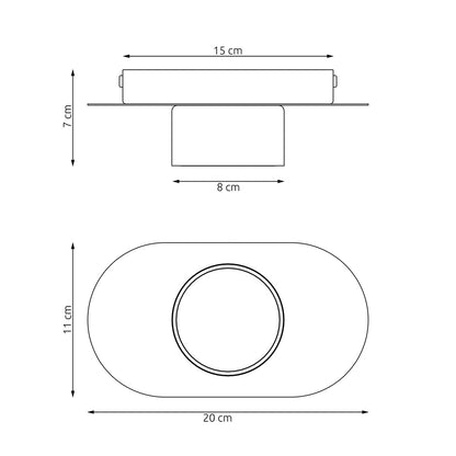 Diaz 1 loftlampe sort