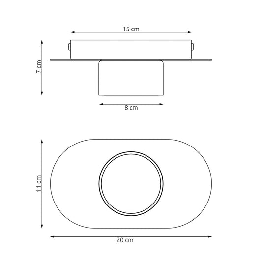 Diaz 1 loftlampe sort