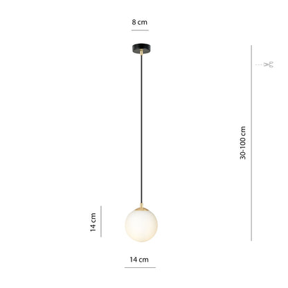 Royal 1 pendellampe sort