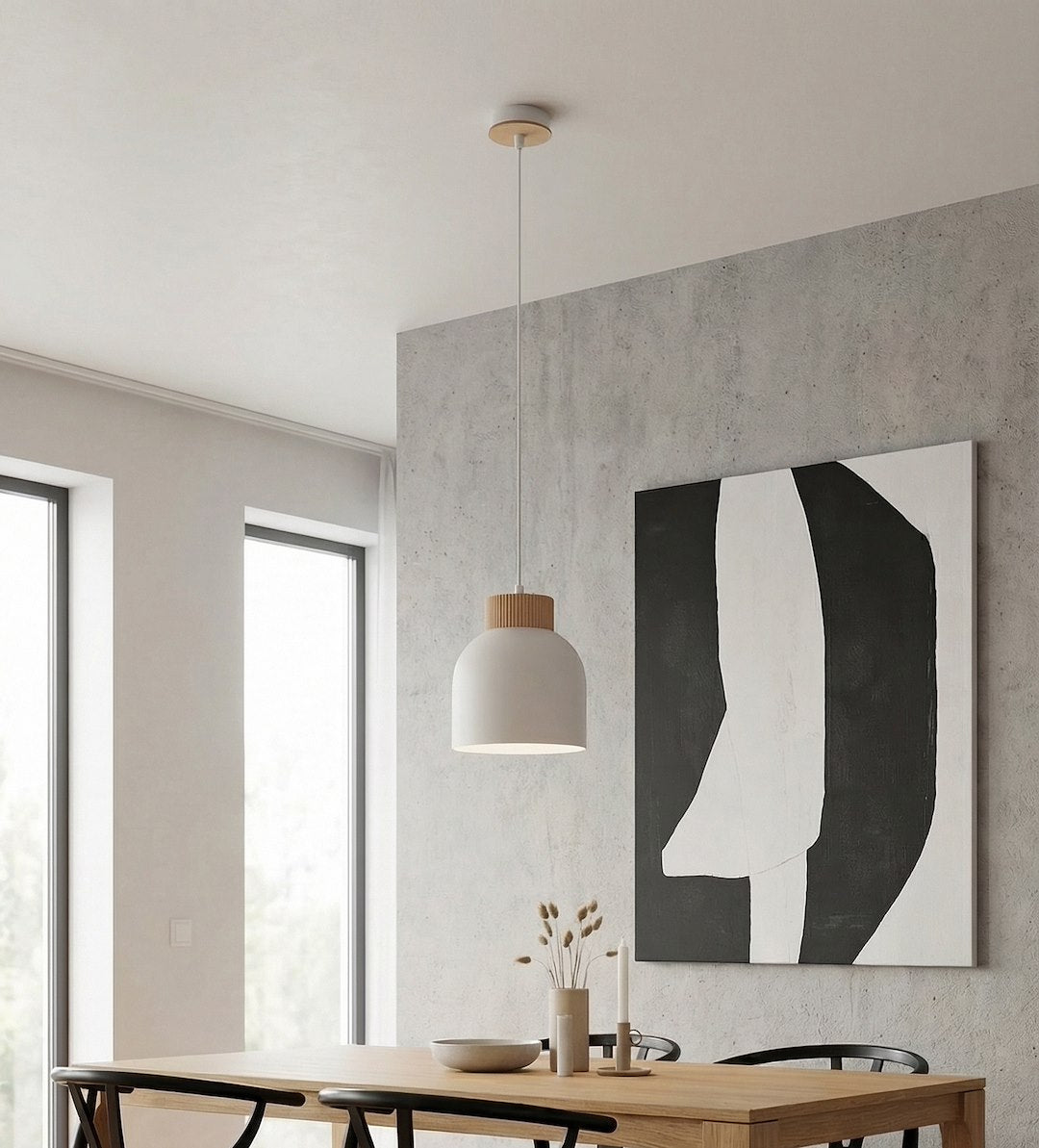 Vigo 1 pendellampe hvid