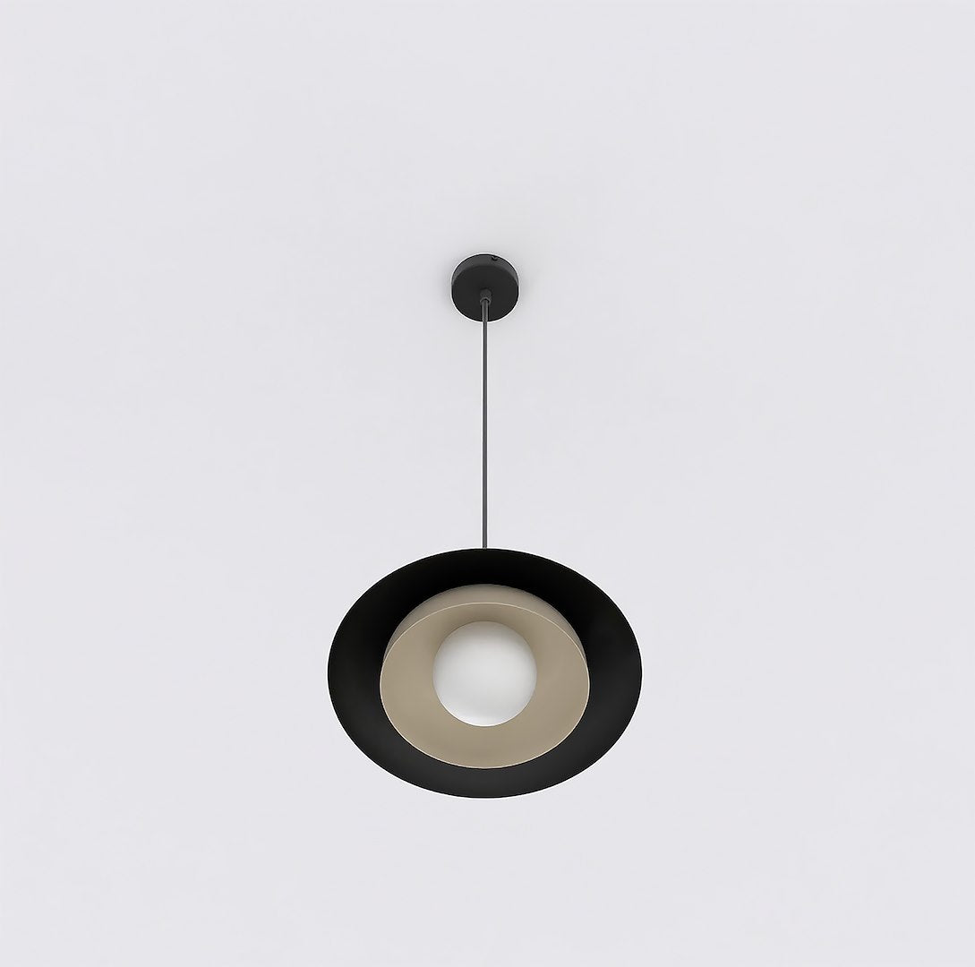 Skin 1 pendellampe sort/mokka