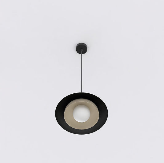 Skin 1 pendellampe sort/mokka