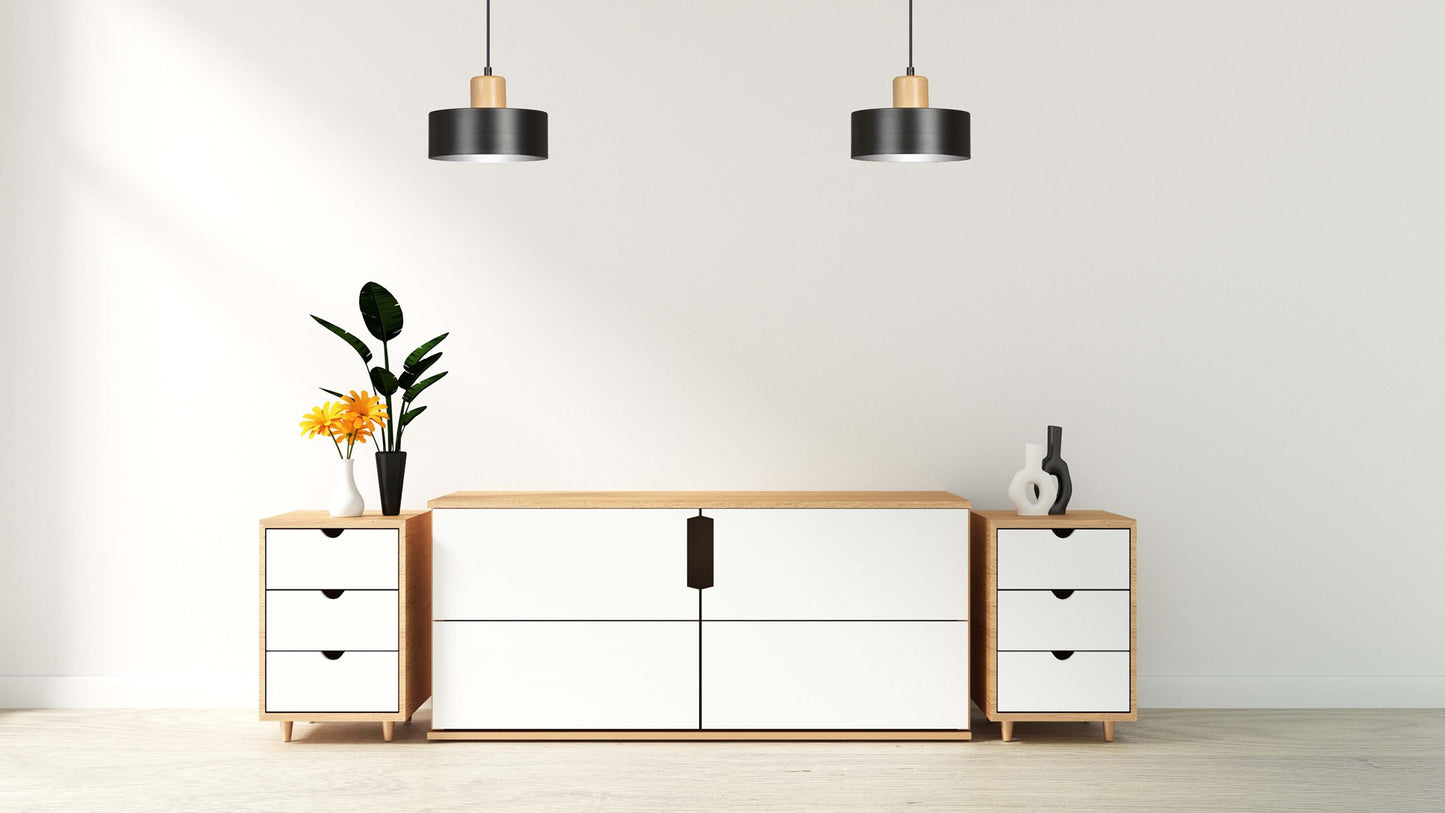 Torin 1 pendellampe sort