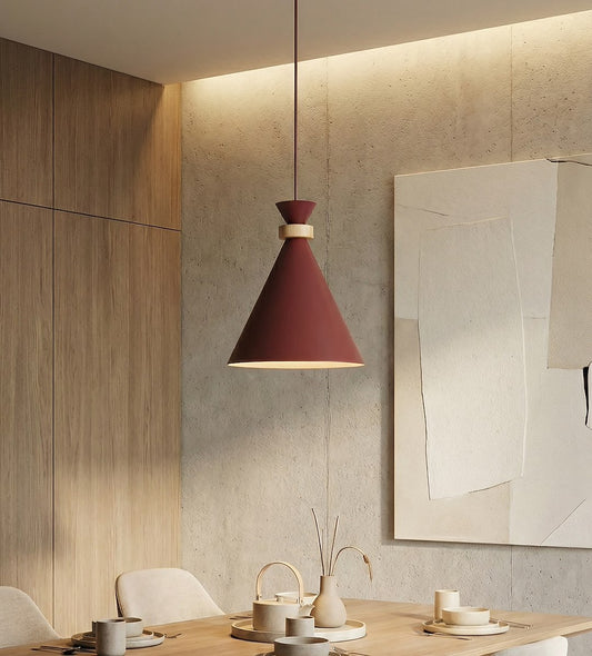 Zero 1 pendellampe bordeaux