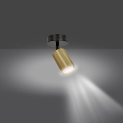 Zen 1 ceiling spotlight black