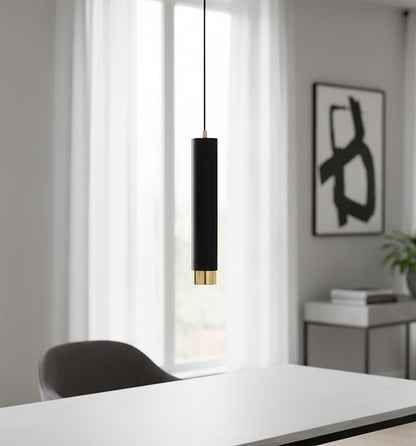 Kibo 1 pendellampe blå/guld