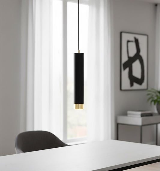 Kibo 1 pendellampe blå/guld