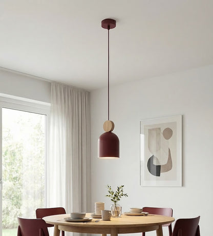 Mesi 1 pendellampe bordeaux