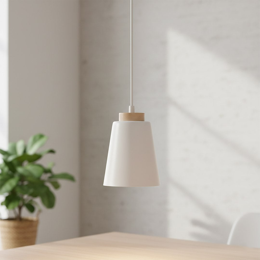 Bolero 1 pendellampe hvid