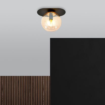 Plaza 1 loftlampe sort/ravfarvet