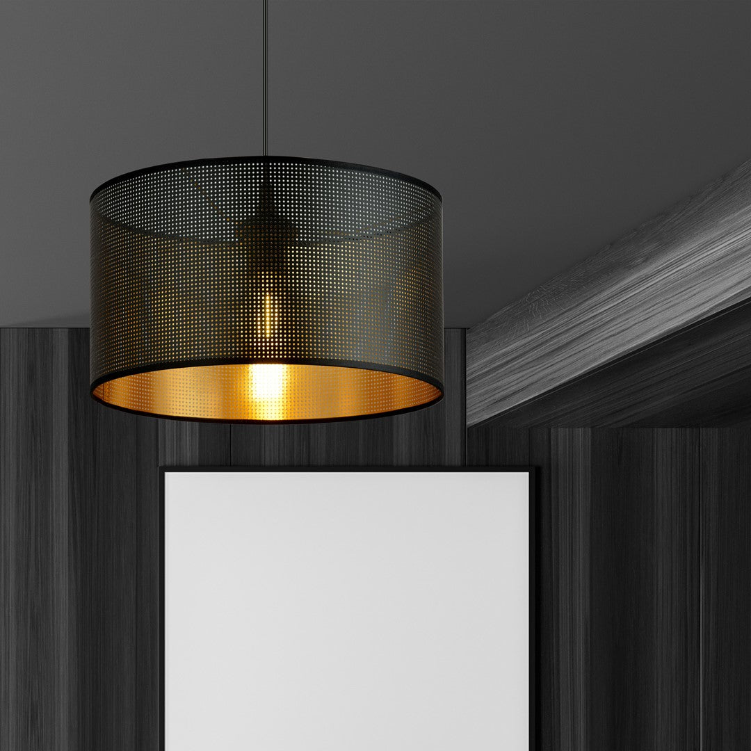 Aston 1 pendellampe sort/guld