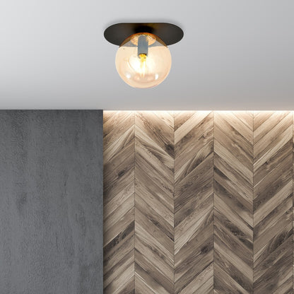 Plaza 1 loftlampe sort/ravfarvet