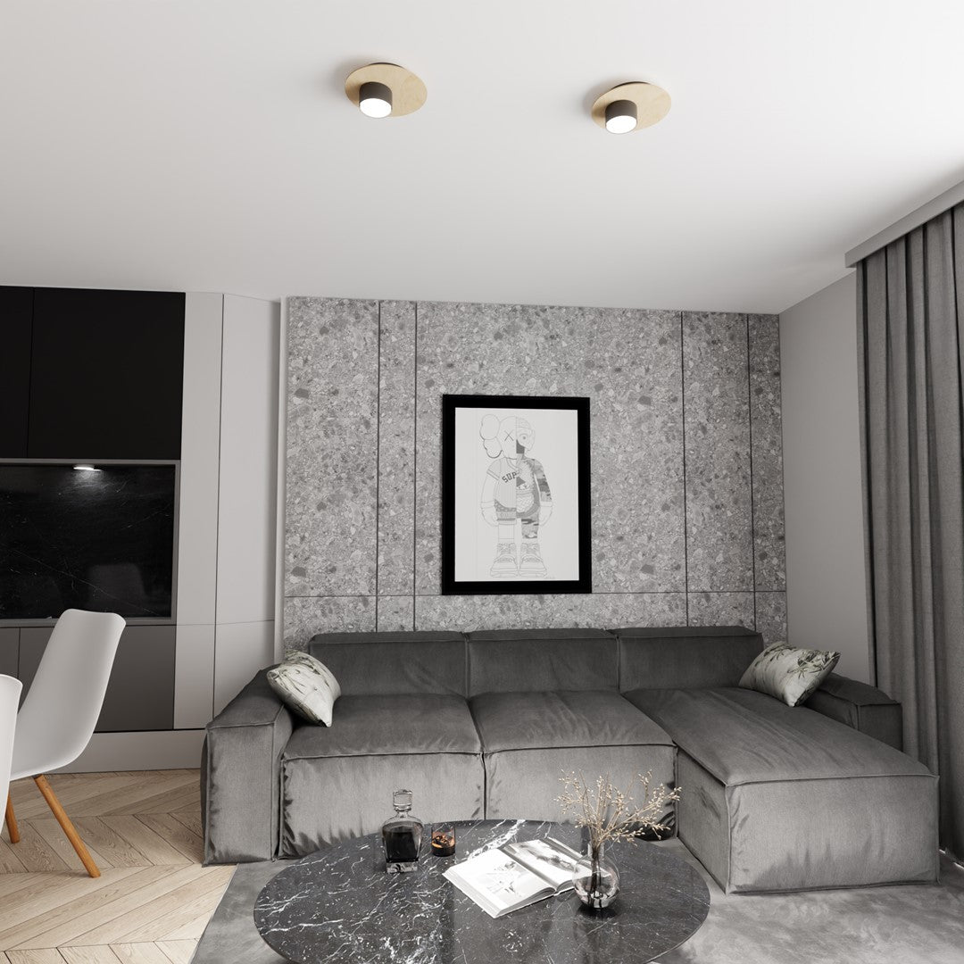 Pixo 1 loftlampe sort