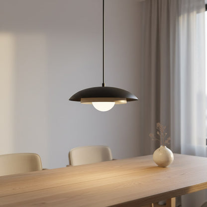 Skin 1 pendellampe sort/mokka